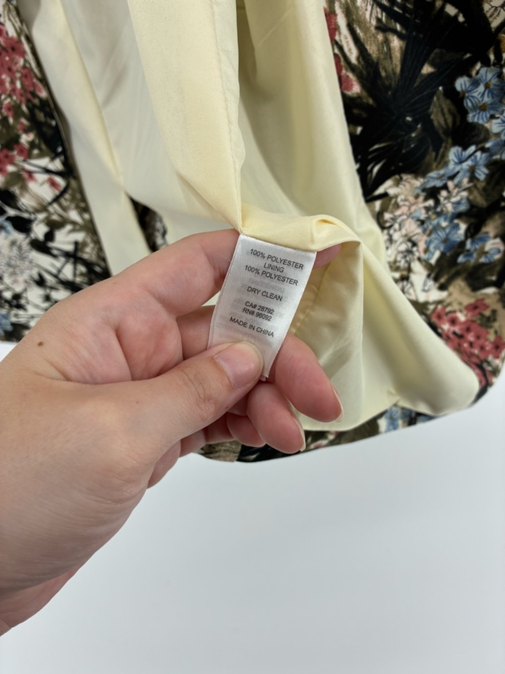 Floral Print Women's Blazer Jacket - Multicolor - Picture 5 of 9